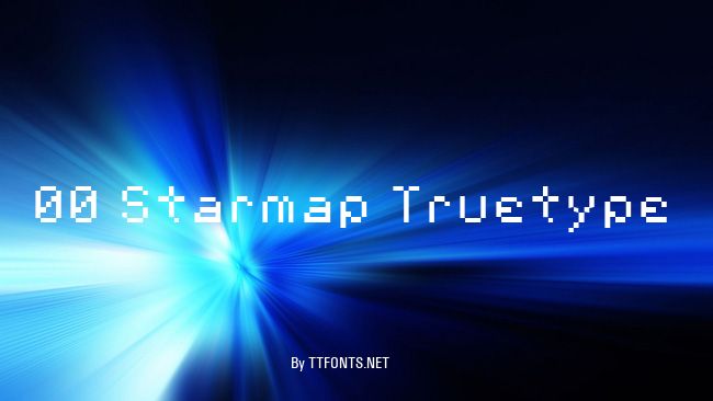 00 Starmap Truetype example